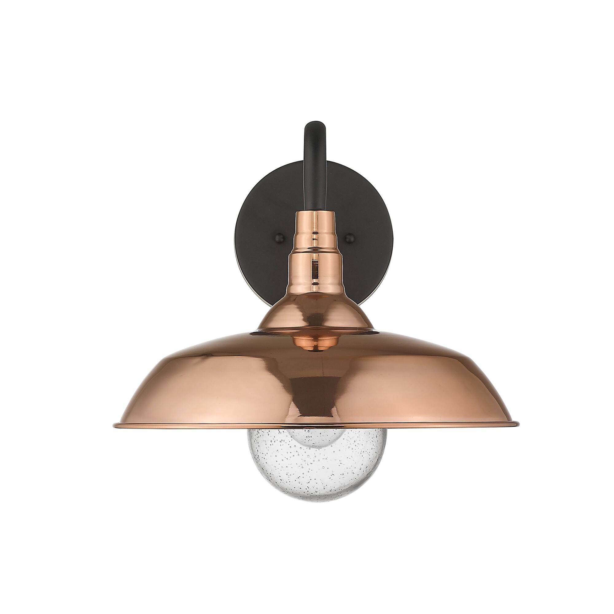 Alt View 4. Hivvago - Hivvago Burry 1-Light Copper Wall Light - Copper.