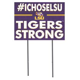 Jardine - LSU Tigers 18'' x 24'' I Chose Lawn Sign - Purple