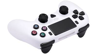 Dobe Wireless Bluetooth Controller Compatible For PlayStation 4 PS4 (DOBE) White - Best Buy Dobe Wireless Bluetooth Controller Compatible For PlayStation 4 PS4 (DOBE) White - Best Buy