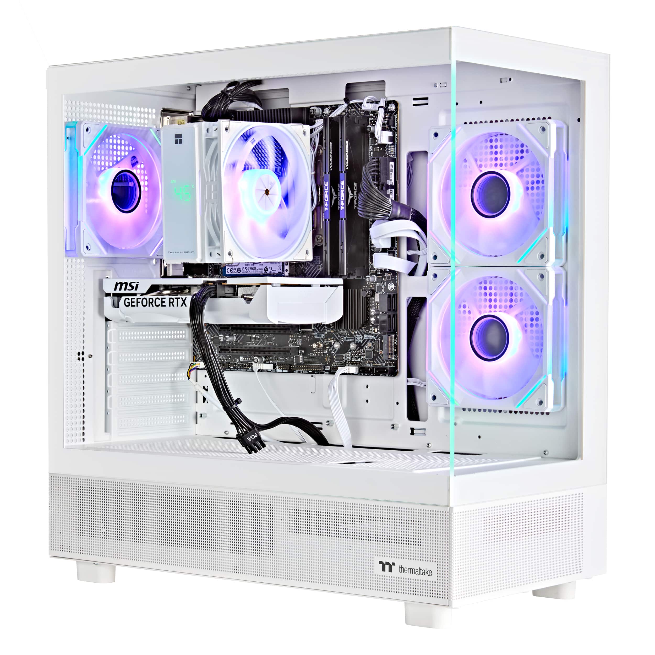 TECHWHIZ CrystalForge PC ( AMD Ryzen 7 9700X RTX 5070 32 GB