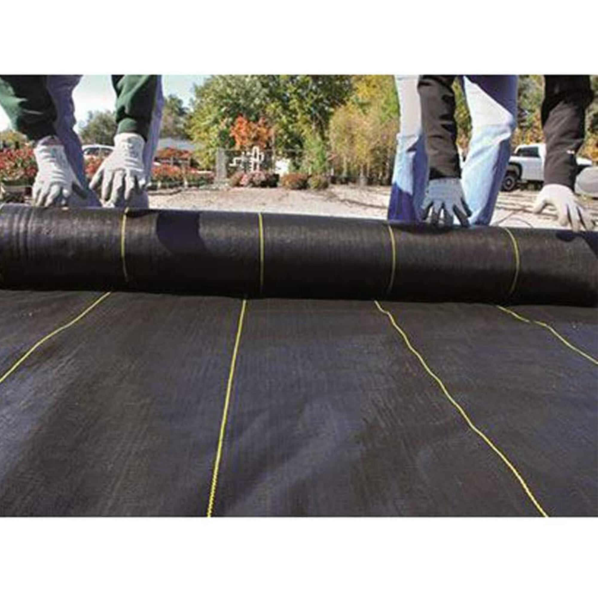 Alt View 5. DeWitt - DeWitt Sunbelt 3.2oz 3' x 300' Woven Weed Barrier Landscape Fabric Ground Cover - Brown.