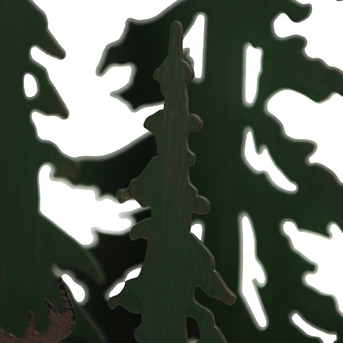 Alt View 7. Zeckos - Rustic Metal Deer Forest Stroll Accent Lamp Decorative Woodland Cabin Home Decor - Multicolored.