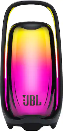 Front. JBL - Pulse 6 - Wireless Bluetooth Portable speaker - 2026 - Black.