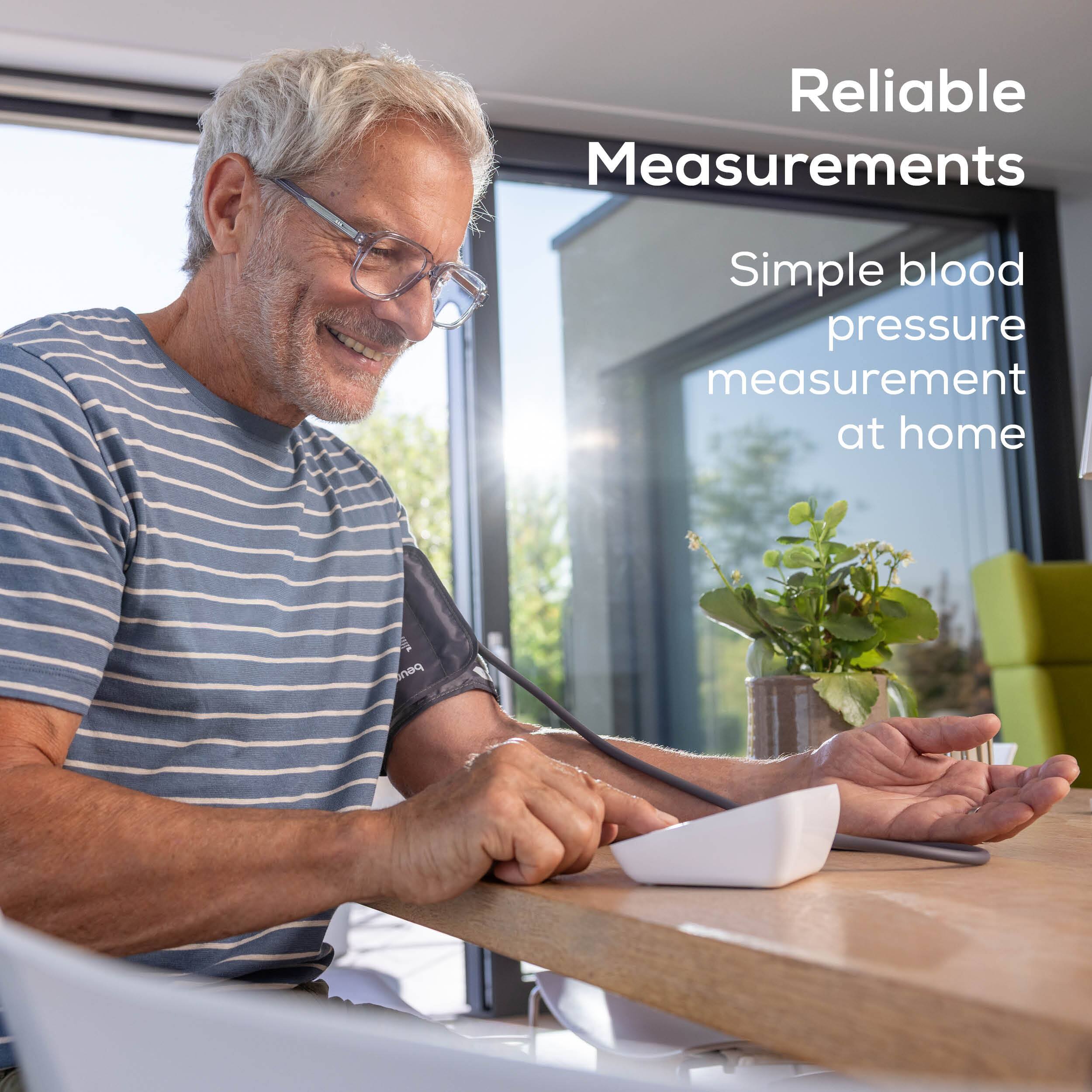Reliable Measurements  
Simple blood pressure measurement at home