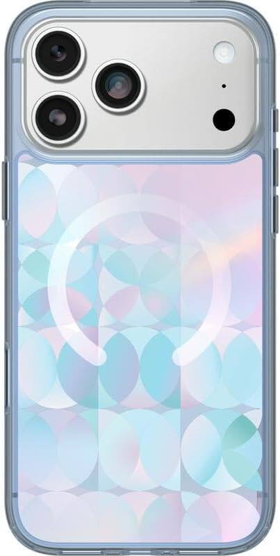 Alt View 2. OtterBox - OtterBox iPhone 17 Pro Max (Only) Bundle: Symmetry Series+ Case & Screen Protector - Snaps to MagSafe - Ultra-Sleek - Opal Prism (Clear/Multicolor).