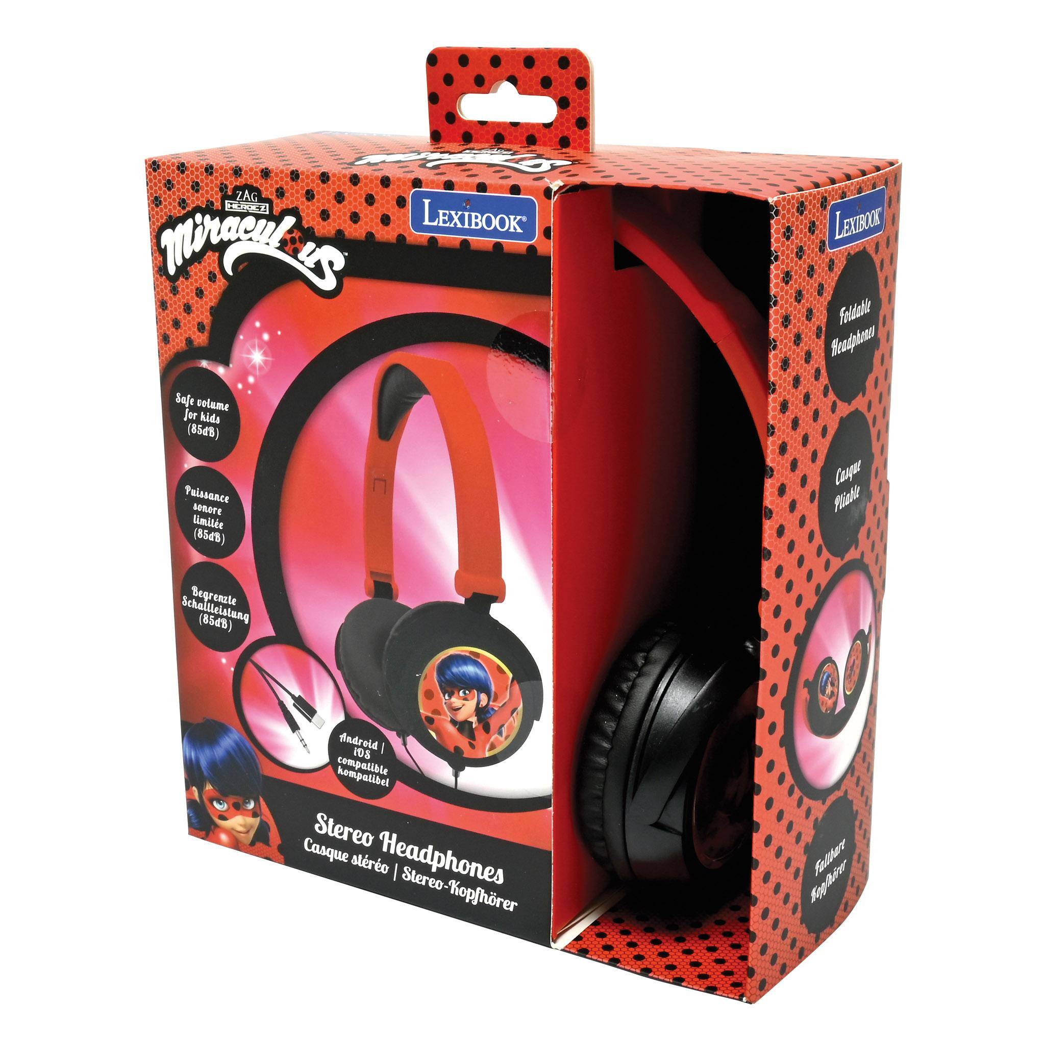 MINI ZAG HOLOCOL LEXIBOOK  
Safe volume for kids (85dB)  
Puissance limite (85dB)  
LEXBOOK foldable Headphoto Caupe Plichle  
Schallleistung Begrenzle (8628)  
findroid IOS I kompalibel compatible Casque Stereo stro Headphones Stereo-Kopfhrer  
Kapplaire Fallbare