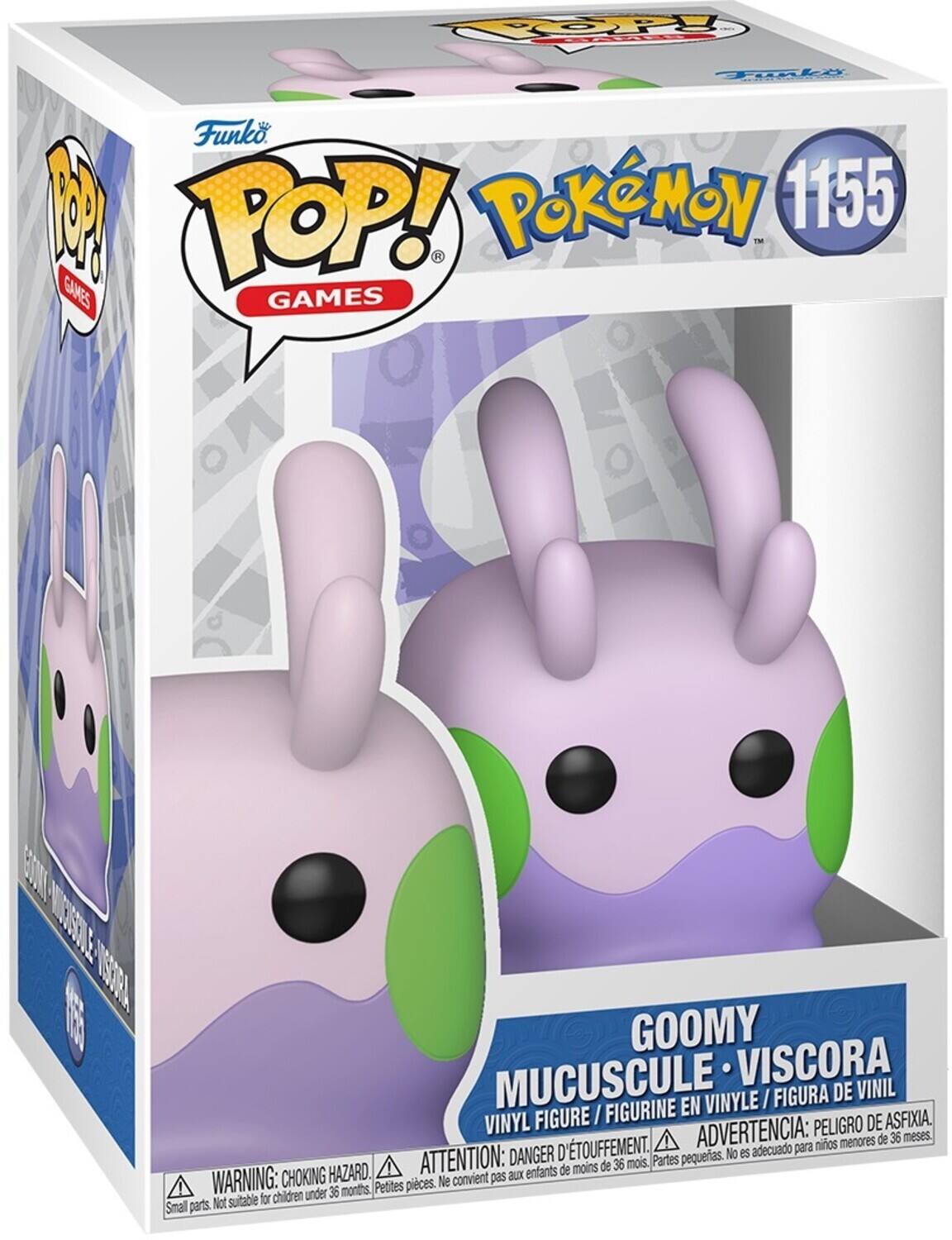 TOOPY Tiky Funko POP! Pokémon 1155 1 GAMES GAMES 300 MILESSEA GOOMY MUCUSCULE VISCORA / FIGURA DE VINIL / FIGURINE EN VINYLE / VINYL FIGURE  
ADVERTENCIA: PELIGRO DE ASFIXIA menores de 36 meses. D'TOUFFEMENT. adecuado para niños DANGER pequerias. No es HAZARD. ATTENTION: aLX enfants de moins de 36 mois. Partes WARNING: CHOKING Petites pieces. Ne convient pas children under 36 months. Not suitable for Small parts.