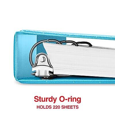 Sturdy O-ring  
HOLDS 220 SHEETS