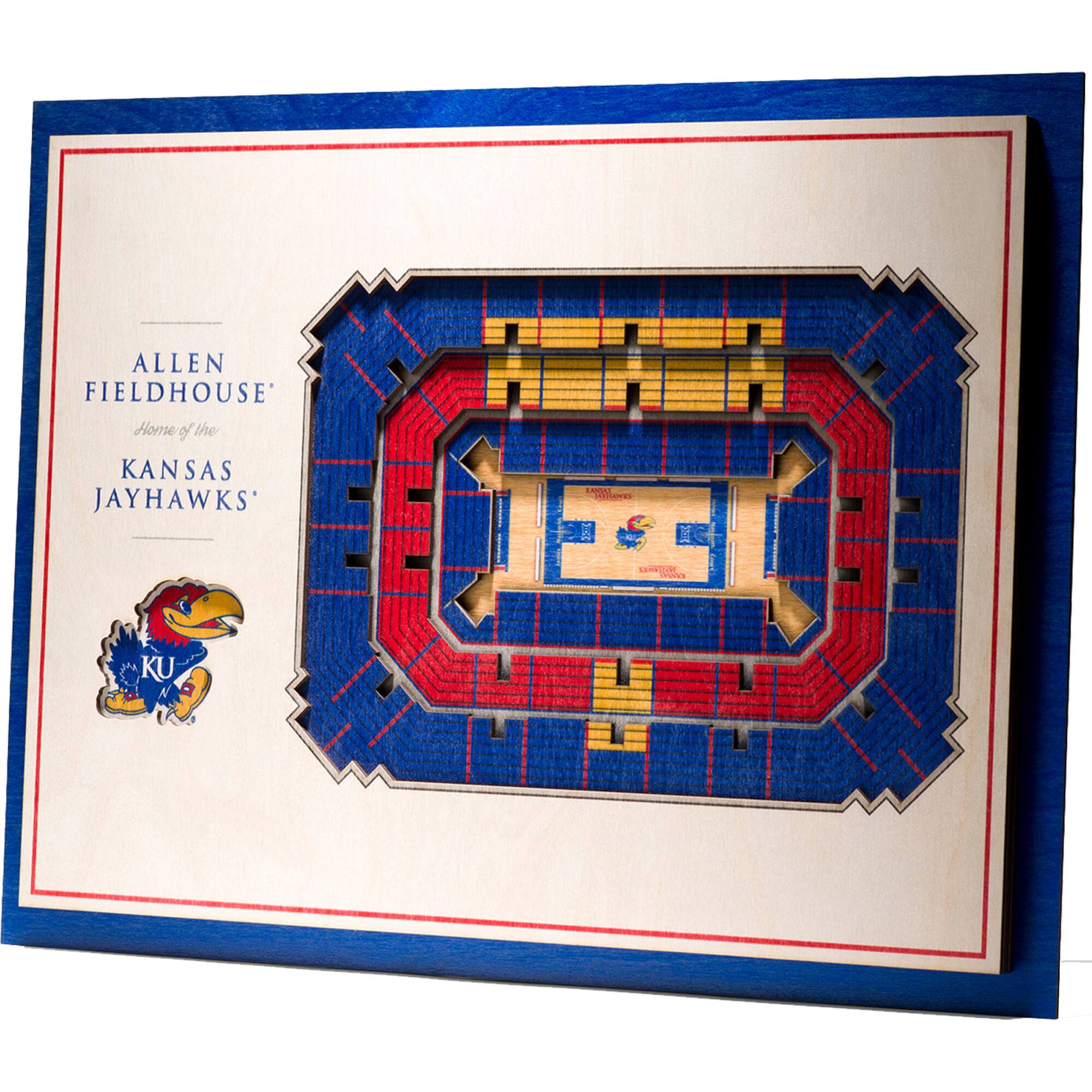 ALLEN FIELDHOUSE  
Home of the  
KANSAS JAYHAWKS  

KU