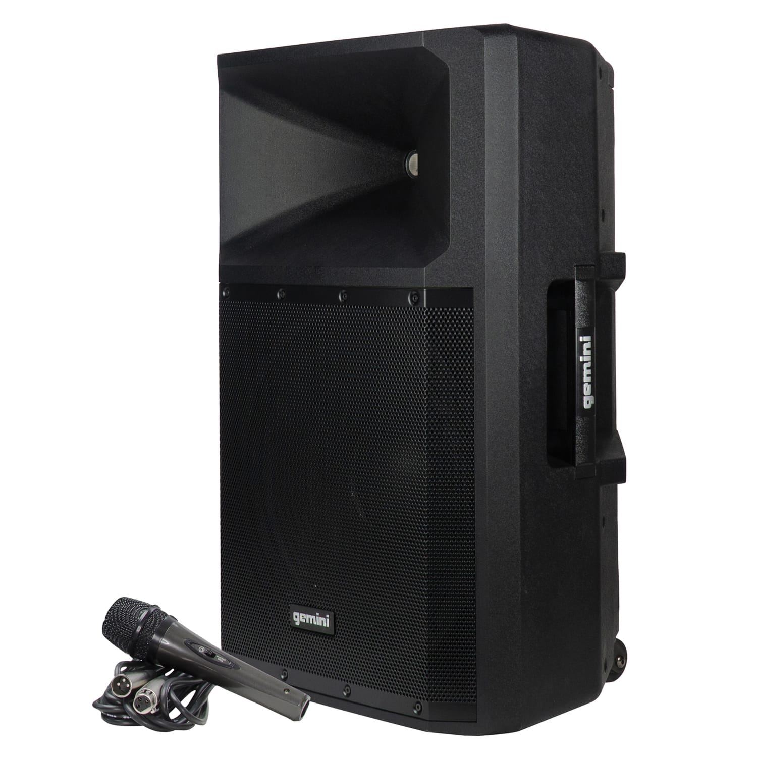 Gemini - Gsp-2200 Gsp Series Portable Bluetooth True Wireless Pa Speaker With Media Player And Microphone, Gsp-2200 - Black