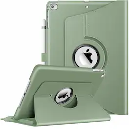 Kitcheniva - Full Rotation Folio Case For iPad 9.7 Inch 6th And 5th Gen With Multi Angle Stand - Sage Green