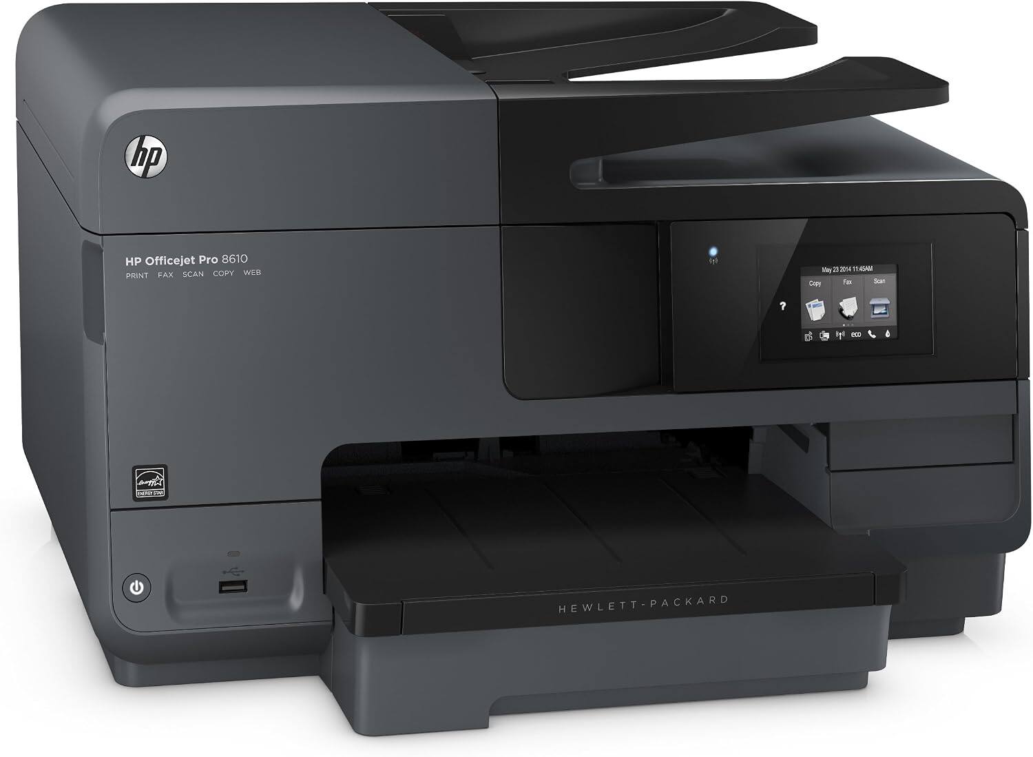 hp HP Officejet Pro 8610 PRINT FAX SCAN COPY WAH 1t Mey a 2014 MAJD Caps Fax Sac ? It ECE    HEWLETT-PACKARD