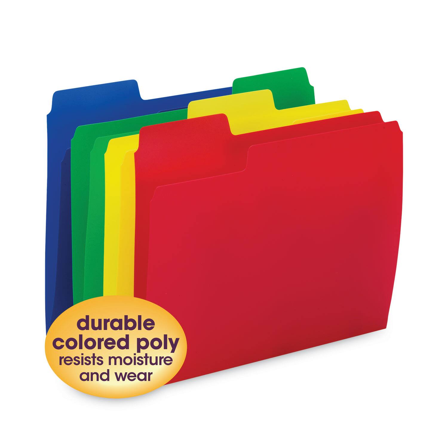 durable colored poly resists moisture and wear