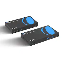 Orei - USB 3.2 Extender (Dual HDMI™) - 330ft (Cat6) (USB3-EX2H330R-K) - Black