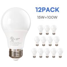 12PACK 15W=100W
C UL E366688 US 5DC1 LISTED
CAUTION: RISK OF ELECTRIC SHOCK
SUITABLE FOR DAMP LOCATIONS
APPROVED FOR TOTALLY ENCLOSED LUMINAIRES
