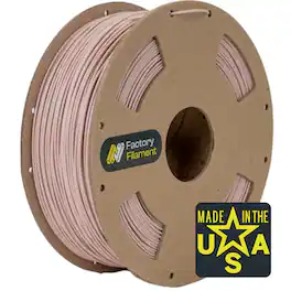 Factory Filament - 1.75mm PLA 3D Printer Filament, 1 KG Spool, Dimensional Accuracy +/- 0.02 mm, 3D Printing Filament - Pale Mauve