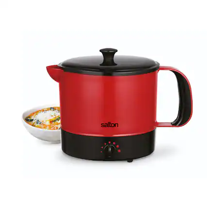 Front. Salton - Salton Personal Multipot Multicooker - Red.
