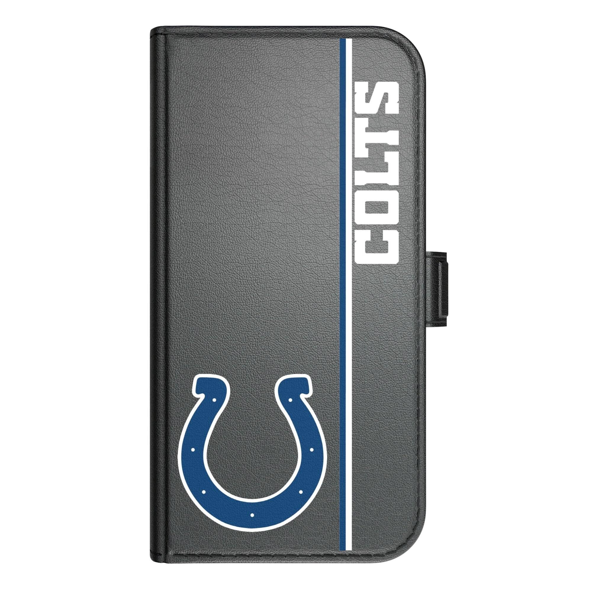 Alt View 2. Keyscaper - Indianapolis Colts iPhone Folio 2.0 Case - 17 Pro Max - Black.