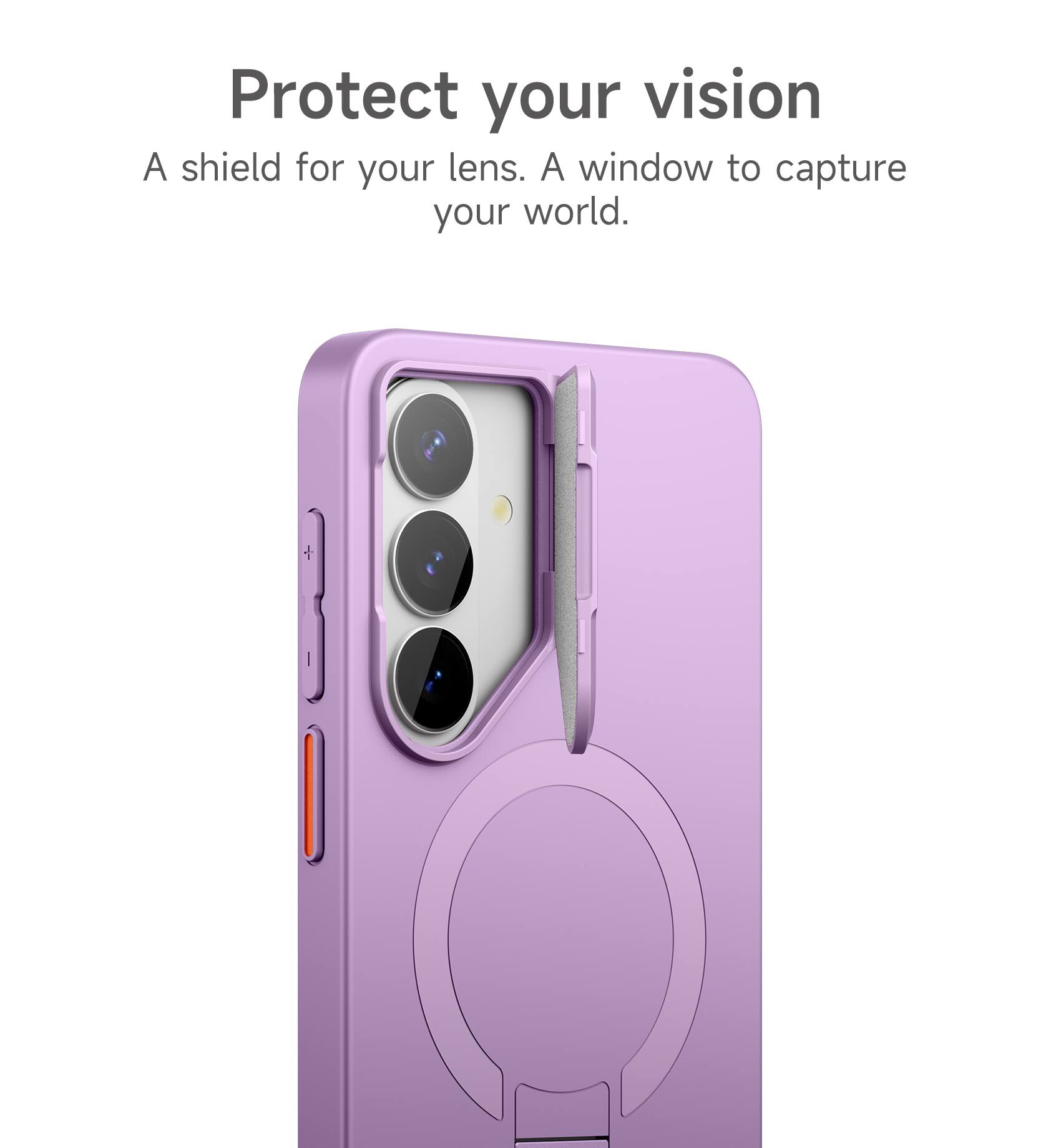 Protect your vision  
A shield for your lens. A window to capture your world.