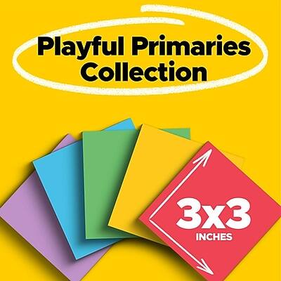 Playful Primaries Collection  
3x3 Inches