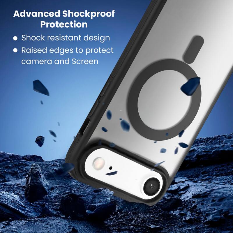 Advanced Shockproof Protection

- Shock resistant design
- Raised edges to protect camera and screen