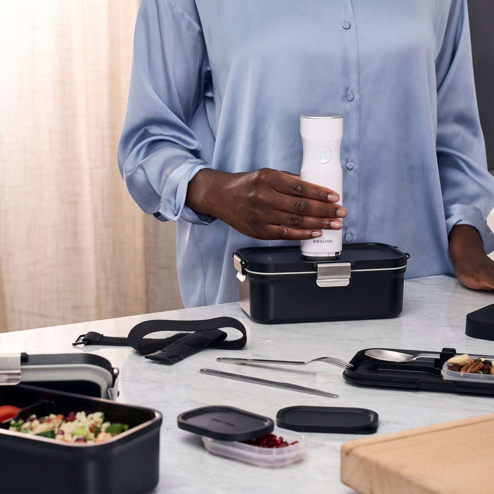 Alt View 3. ZWILLING - ZWILLING Fresh & Save Lunch Box-to-Go - Black.