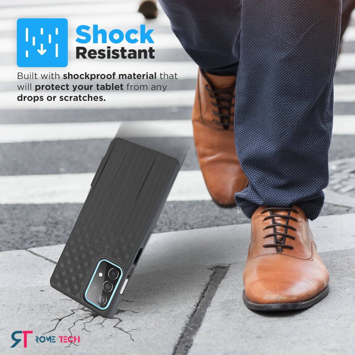 Shock Resistant

Built with shockproof material that will protect your tablet from any drops or scratches.

TR ROME TECH