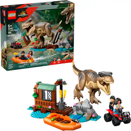 Lego Jurassic World 5+ 76975 T. FER River Escape 199 pcs/pzs a - - - - - Anpuata i Commun + - - - - - CHOKING HAZARD WARNING: Small parts. Not for children under 3 years.