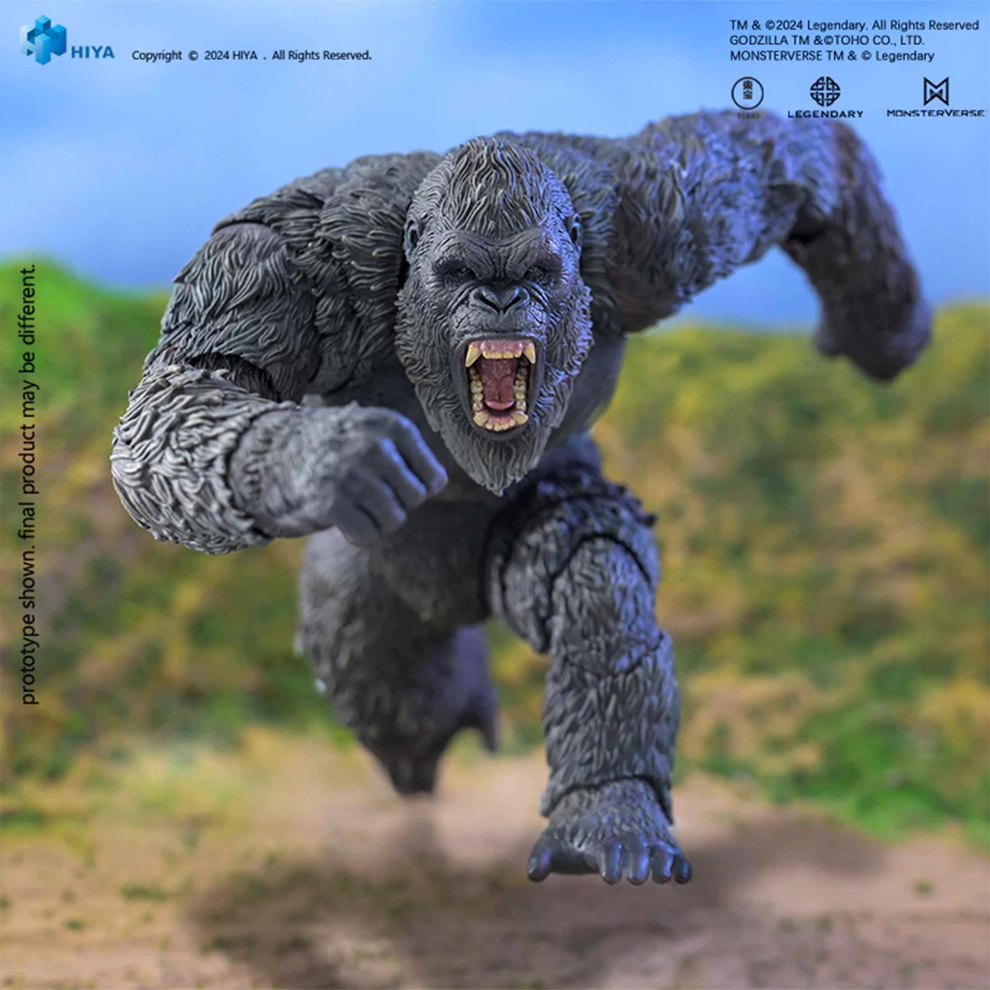 HIYA  
Copyright © 2024 HIYA. All Rights Reserved.

TM & ©2024 Legendary. All Rights Reserved.  
GODZILLA TM & ©TOHO CO., LTD.  
MONSTERVERSE TM & © Legendary

Product may be different. Prototype shown. Final product may be different.