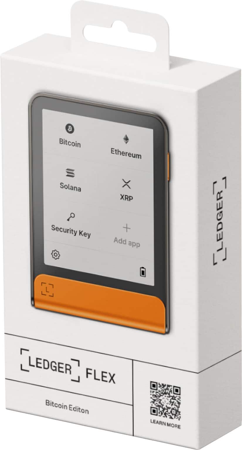 Bitcoin
Ethereum
Solana
XRP
Security Key
Add app
LEDGER FLEX
Bitcoin Edition
LEARN MORE