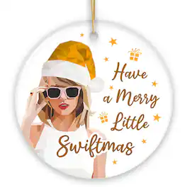 OrnamentallyYou - Have a Merry Little Swift Christmas Ornament - Multi-colored