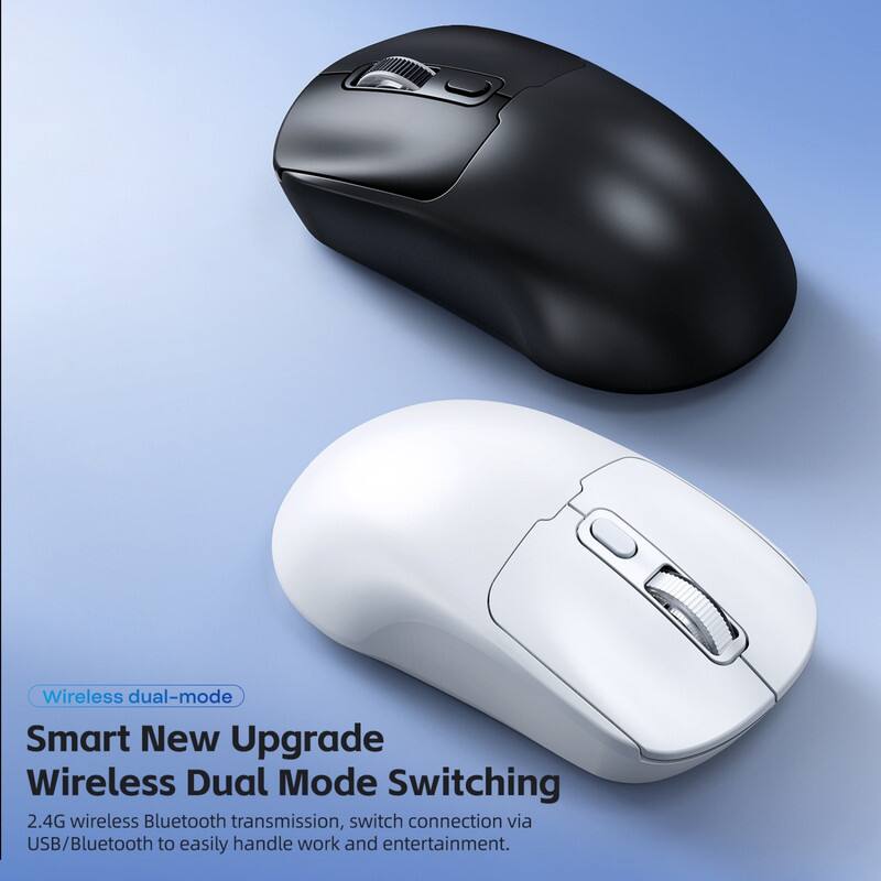 Wireless dual-mode Smart New Upgrade Wireless Dual Mode Switching  
2.4G wireless Bluetooth transmission, switch connection via USB/Bluetooth to easily handle work and entertainment.