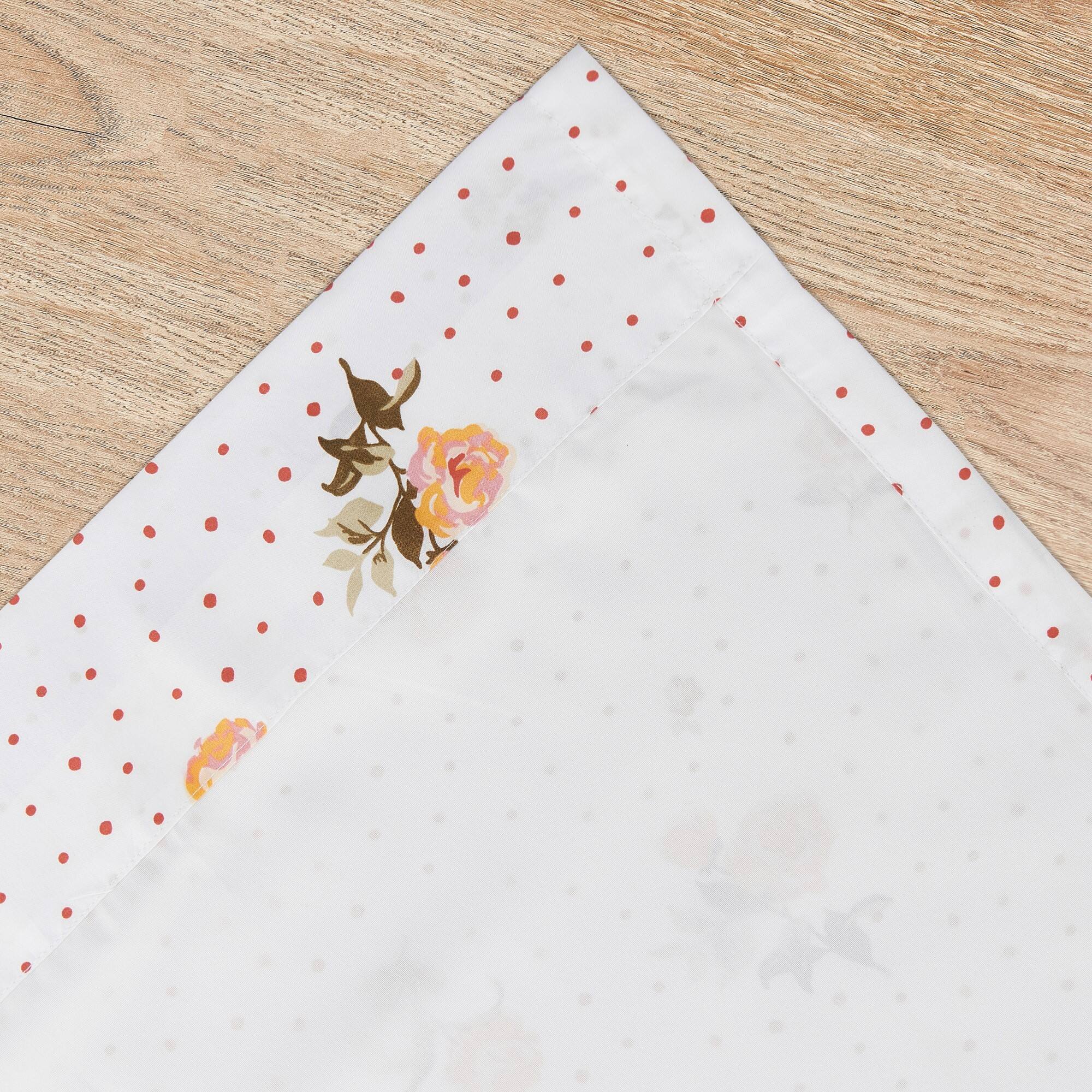 Left. BreeBe - Marsha Window Valance - Blue.