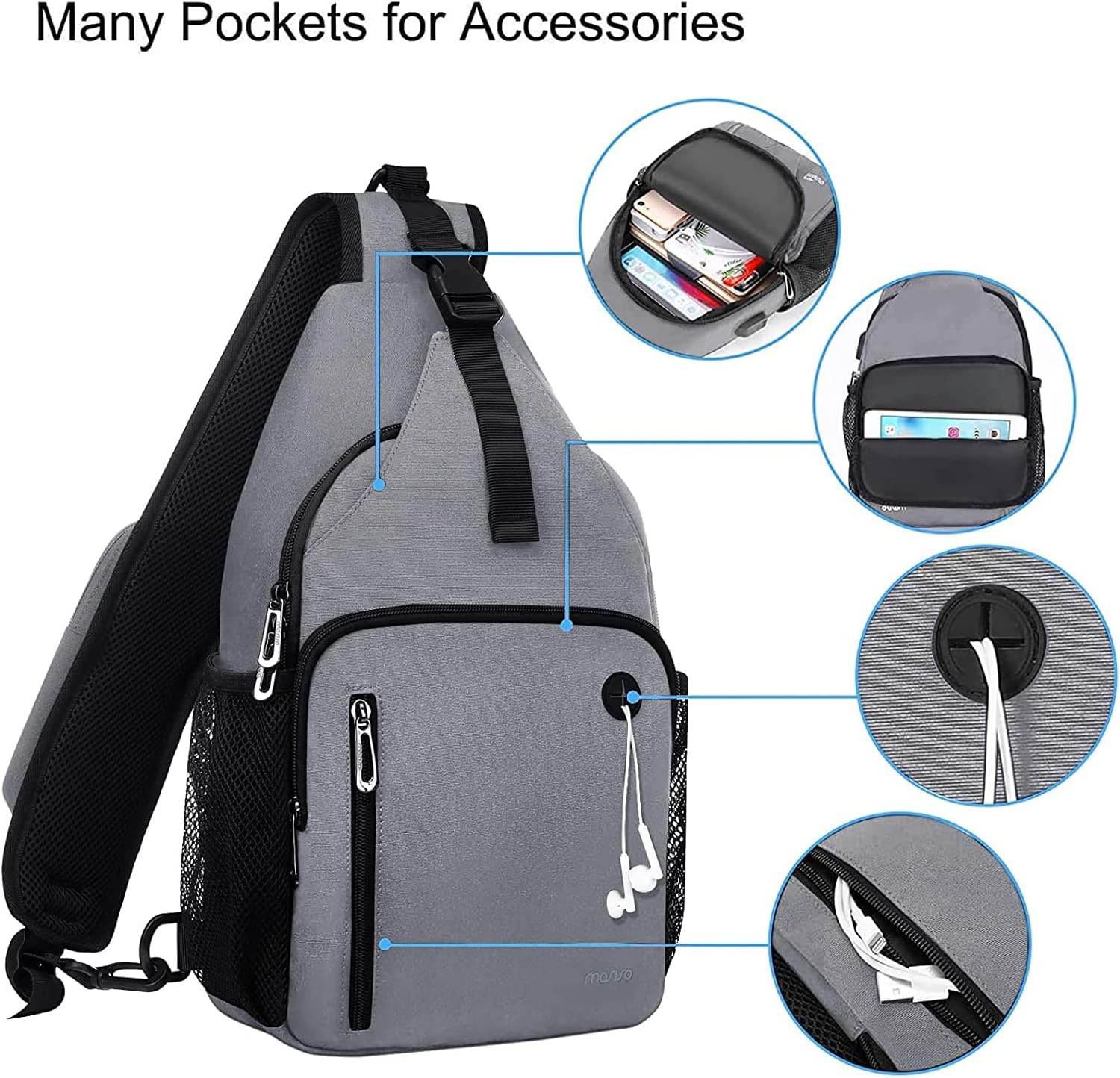 Many Pockets for Accessories