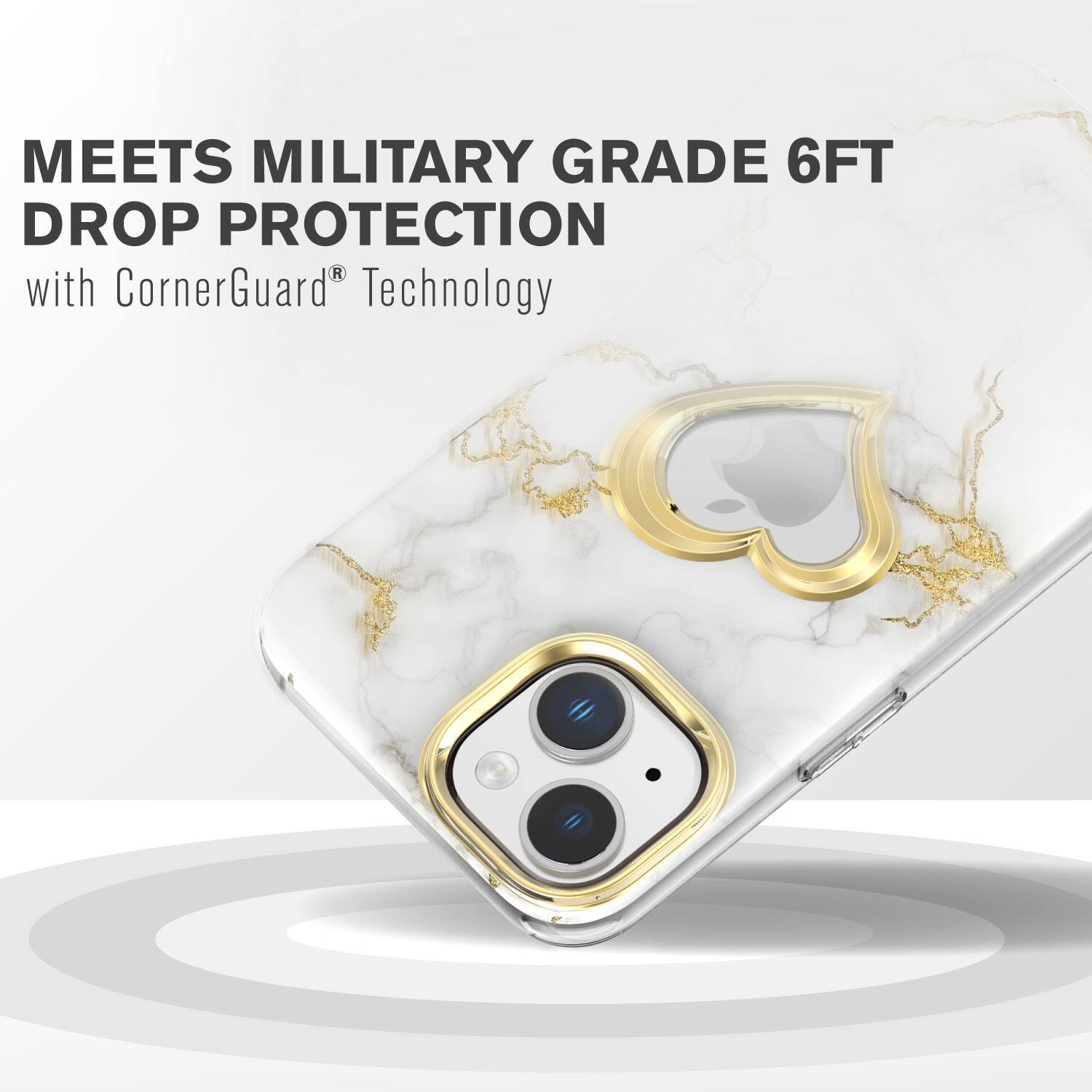 MEETS MILITARY GRADE 6FT DROP PROTECTION with CornerGuard Technology