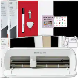 Cricut - Joy Xtra with Smart Vinyl Rolls, Transfer Tape and Weeding Tool Beginner Bundle