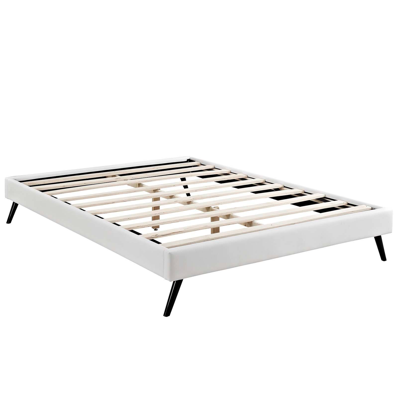 Left. Modway - Horizon Stainless Steel Full Bed Frame - Green.