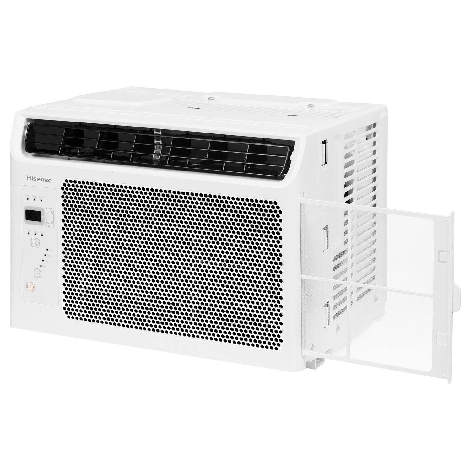 Alt View 7. Hisense - 6,000 BTU 250 Sq Ft Window Air Conditioner with Remote - White.