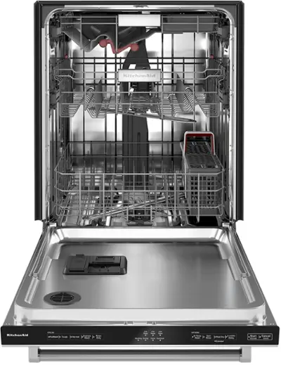 KitchenAid Dishwasher Stainless Steel Tub (KDTM404KPS) - Stainless Steel