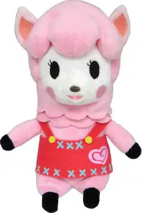 Front. Little Buddy - Animal Crossing 9" Plush Reese - Pink.