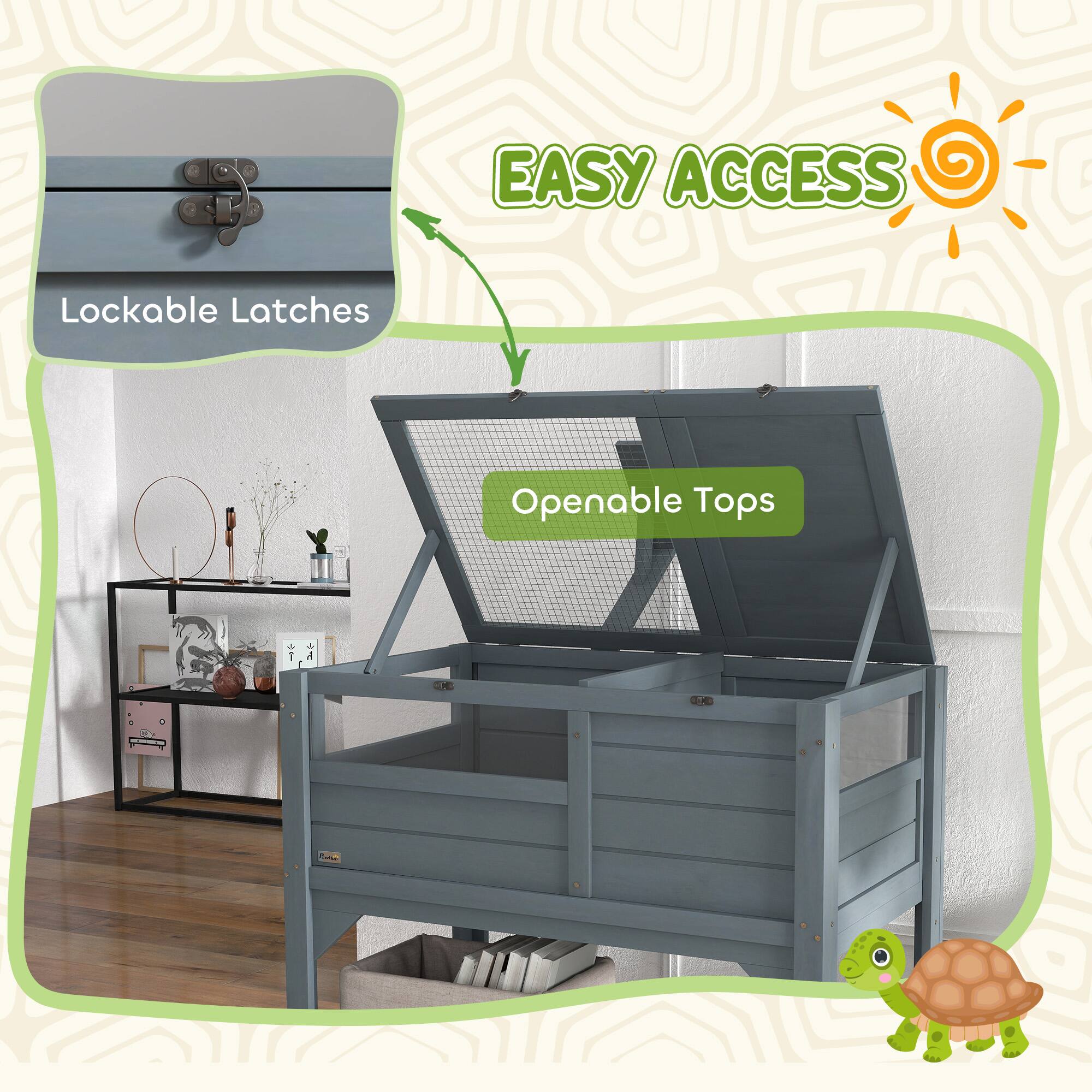 EASY ACCESS

Lockable Latches

Openable Tops