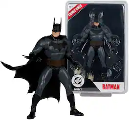 McFarlane Toys - DC Direct - Page Punchers - Batman (Justice #1) 7" Action Figure & Comic - COLLECTIBLES - Multicolor