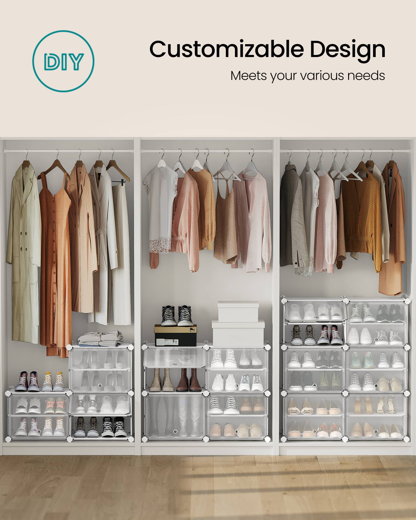 DIY Customizable Design  
Meets your various needs