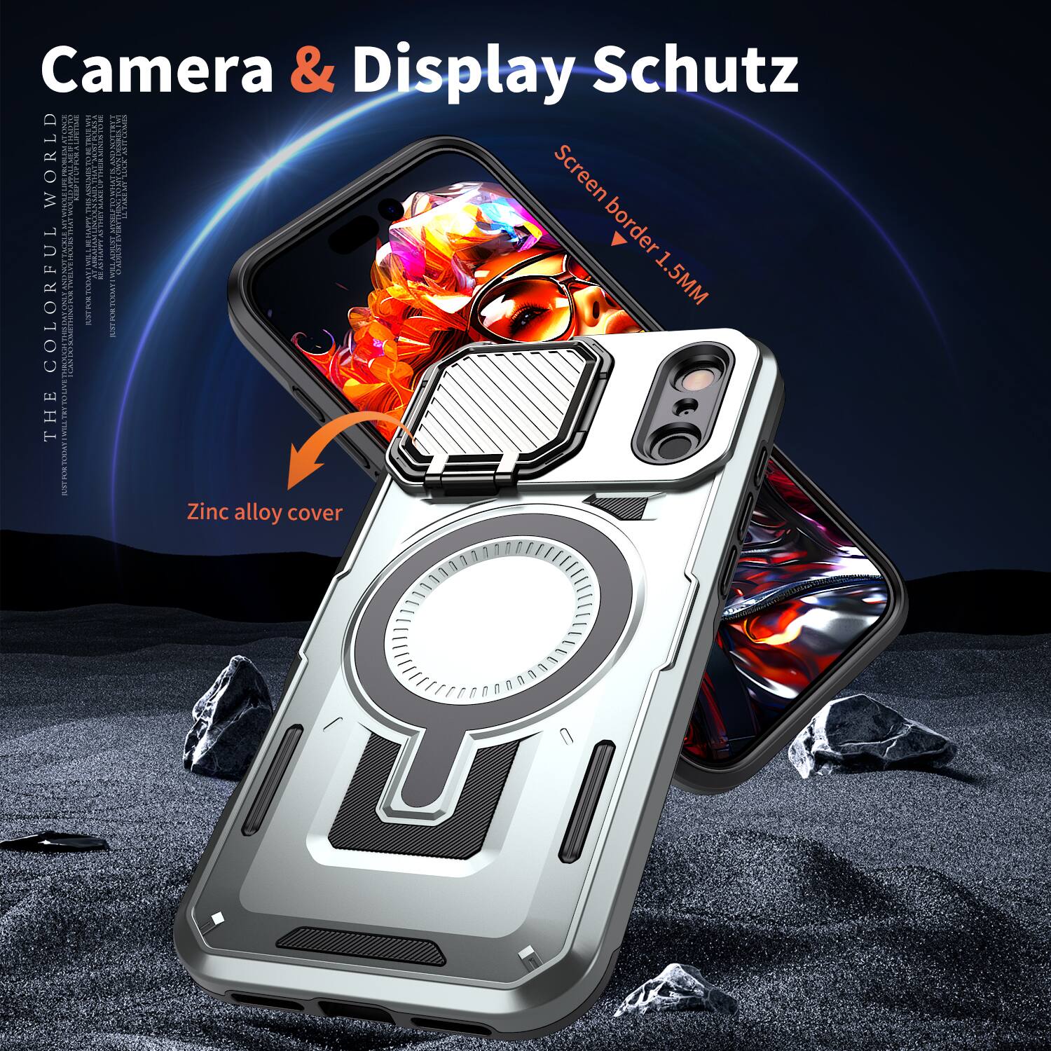 Camera & Display Schutz

Screen border 1.5MM

Zinc alloy cover