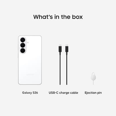 Samsung Galaxy S26 256GB White (Verizon) SM-S942UZWEVZW - Best Buy Samsung Galaxy S26 256GB White (Verizon) SM-S942UZWEVZW - Best Buy