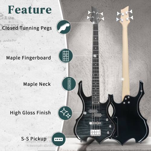 Feature

- Closed Tuning Pegs
- Maple Fingerboard
- Maple Neck
- High Gloss Finish
- S-S Pickup
