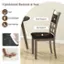 Upholstered Backrest & Seat: Soft, Comfortable, Back Support, Skin-friendly, Hip Support.