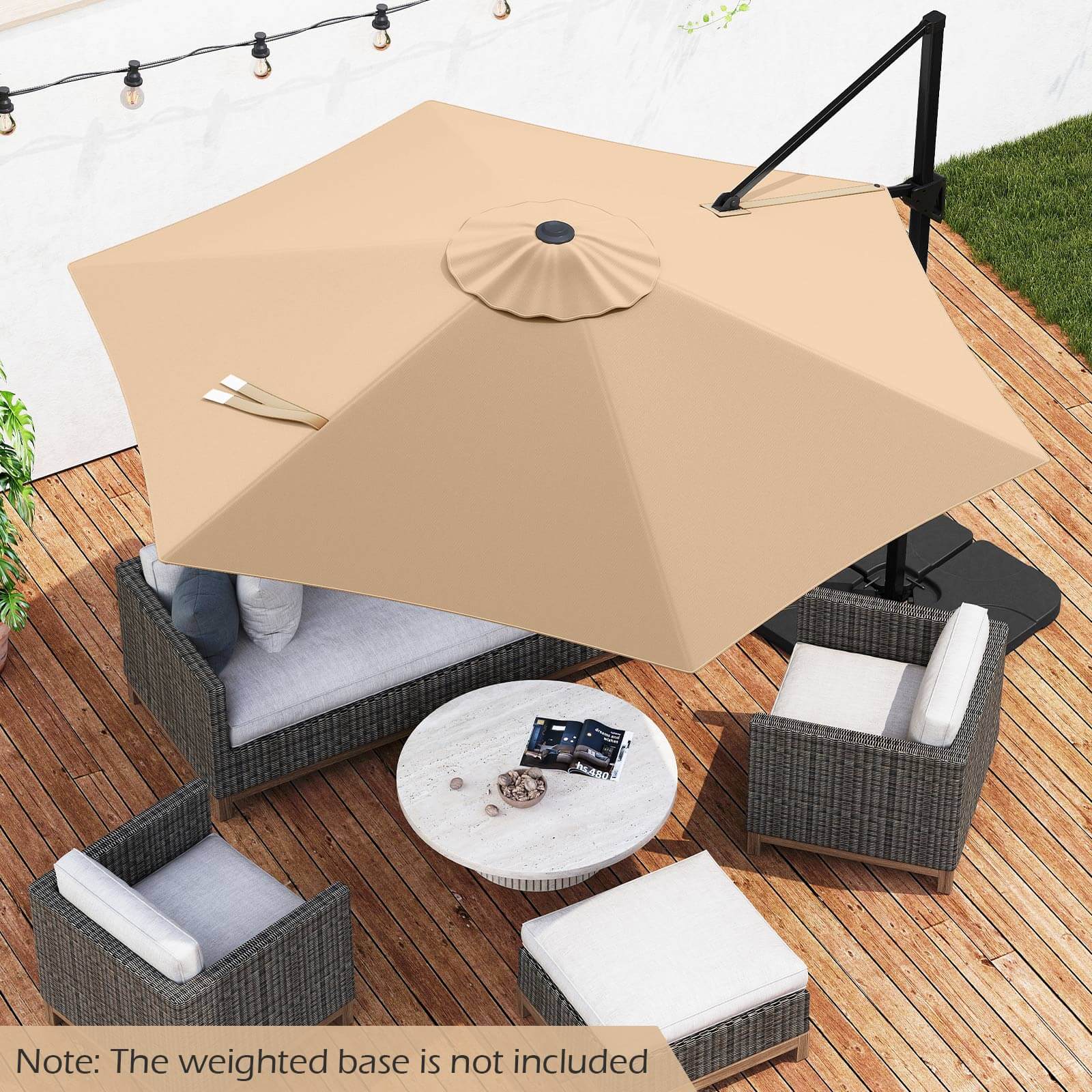 Note: The weighted base is not included.