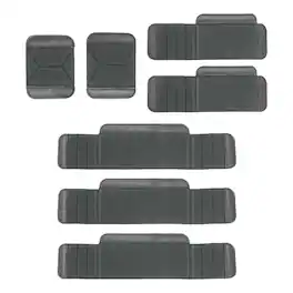 Unique Bargains - 1 Set Camera Bag Divider, Shockproof Protective Insert Partition for Lens Case, Travel Photography - Gray