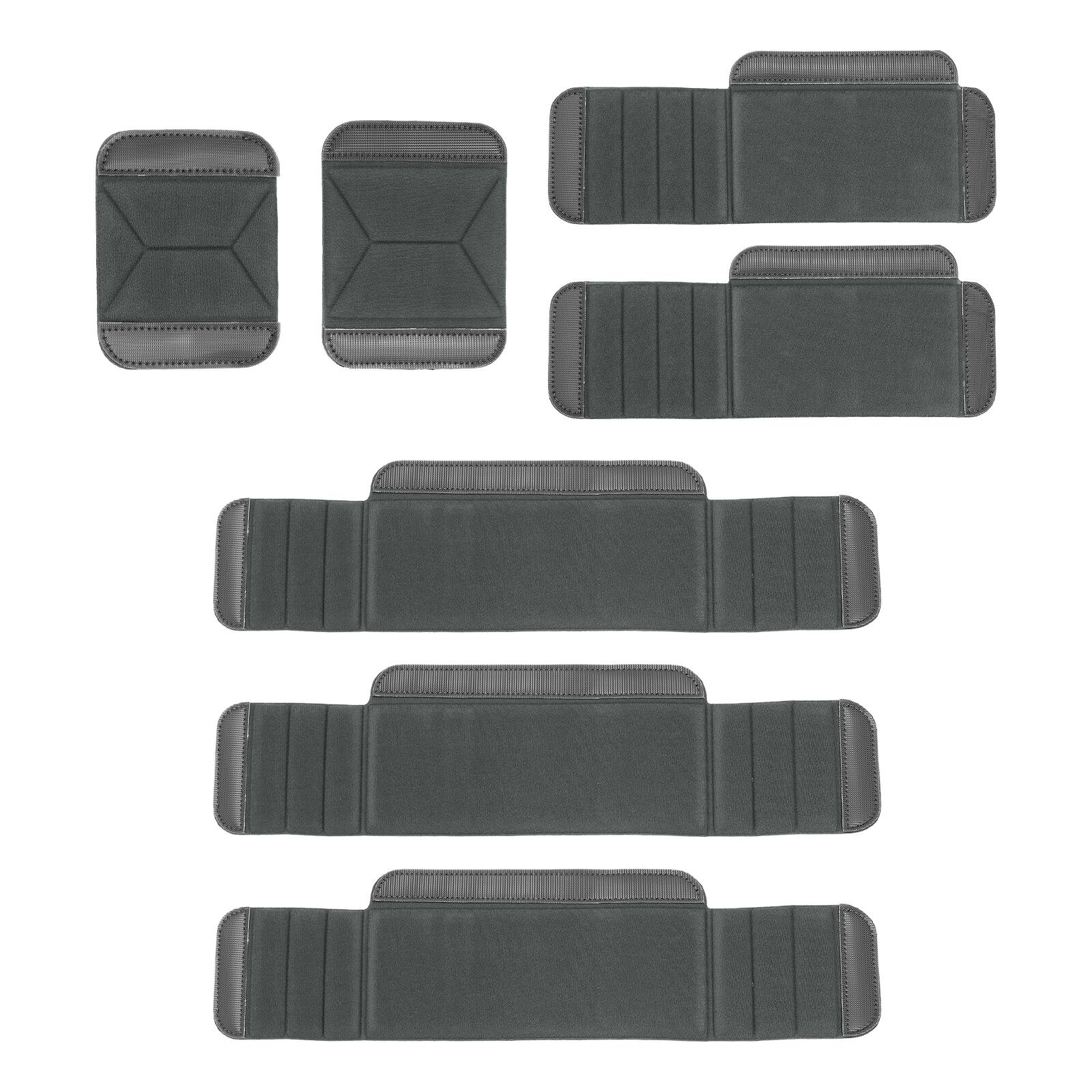 Front. Unique Bargains - 1 Set Camera Bag Divider, Shockproof Protective Insert Partition for Lens Case, Travel Photography - Gray.